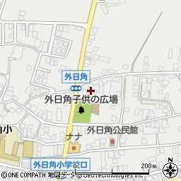 石川県かほく市外日角ニ35-2周辺の地図