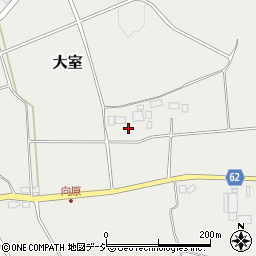 栃木県日光市大室599-1周辺の地図