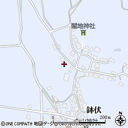 石川県かほく市鉢伏ワ80周辺の地図