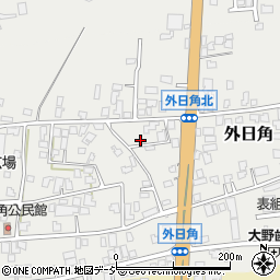 石川県かほく市外日角ロ18-7周辺の地図