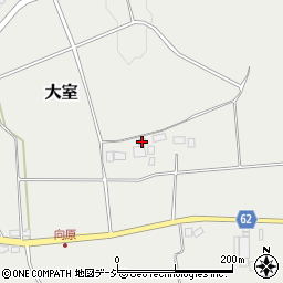 栃木県日光市大室606周辺の地図
