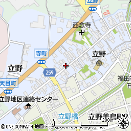富山県高岡市立野立野寺町周辺の地図