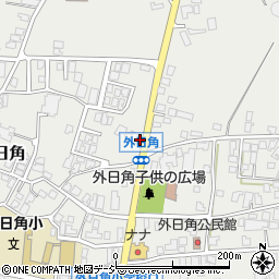 石川県かほく市外日角ニ18周辺の地図