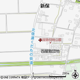 長野県中野市新保1053周辺の地図