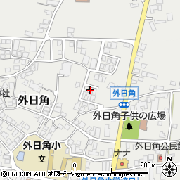 石川県かほく市外日角ニ9周辺の地図