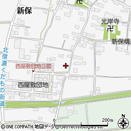 長野県中野市新保548周辺の地図