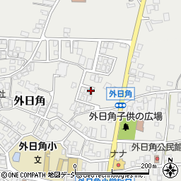 石川県かほく市外日角ニ9-3周辺の地図
