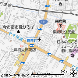 栃木県日光市今市628周辺の地図