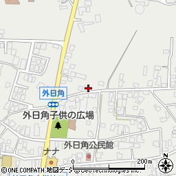 石川県かほく市外日角ニ25周辺の地図