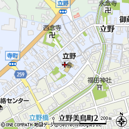 富山県高岡市立野御宝町2616-1周辺の地図