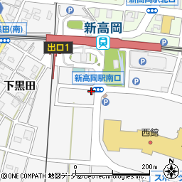 駅レンタカー新高岡営業所周辺の地図