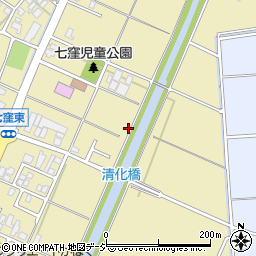 石川県かほく市七窪（ホ）周辺の地図