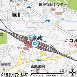 東武鉄道株式会社　下今市駅周辺の地図