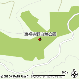 東福寺野自然公園駐車場周辺の地図