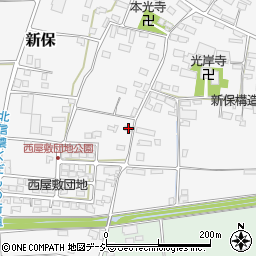 長野県中野市新保541周辺の地図