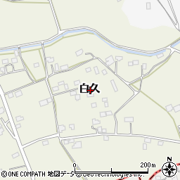 栃木県那須郡那珂川町白久周辺の地図