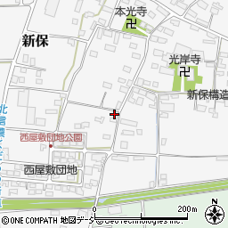 長野県中野市新保540周辺の地図