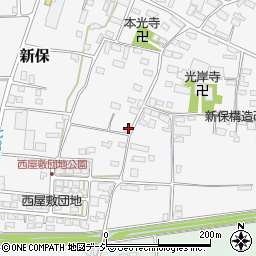 長野県中野市新保539周辺の地図