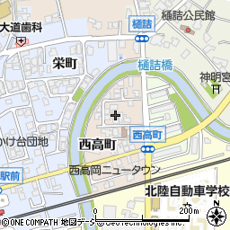 富山県高岡市中保555-3周辺の地図