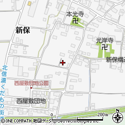 長野県中野市新保536周辺の地図