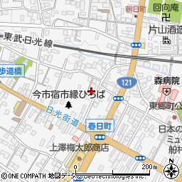 栃木県日光市今市608周辺の地図