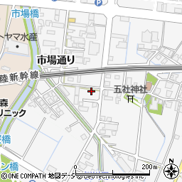 富山県高岡市市場通り886周辺の地図