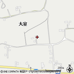栃木県日光市大室1132周辺の地図