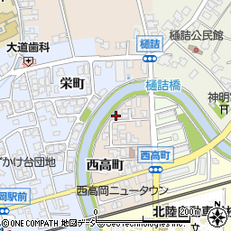富山県高岡市中保563周辺の地図