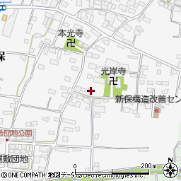 長野県中野市新保345周辺の地図