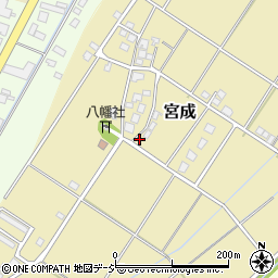 富山県富山市宮成180周辺の地図