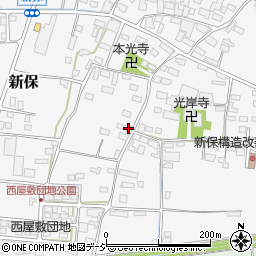 長野県中野市新保530周辺の地図