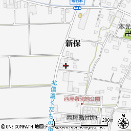 長野県中野市新保965周辺の地図