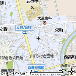 富山県高岡市立野131-7周辺の地図
