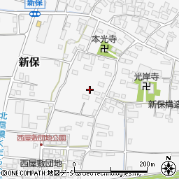 長野県中野市新保531周辺の地図