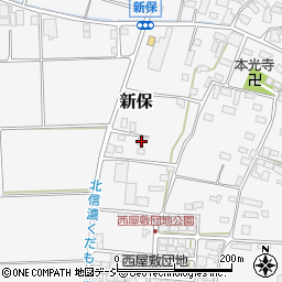 長野県中野市新保964周辺の地図