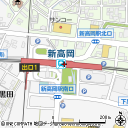 富山Ｃ．Ｒ．Ｃ．新高岡駅店周辺の地図