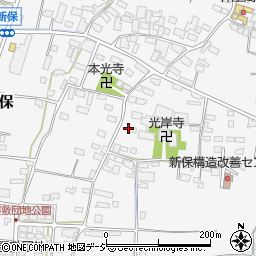 長野県中野市新保342周辺の地図