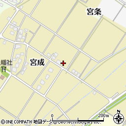富山県富山市宮成221周辺の地図