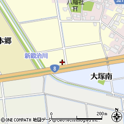 富山県富山市大塚西317周辺の地図