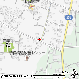 長野県中野市新保215周辺の地図