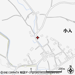栃木県さくら市小入492周辺の地図