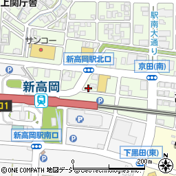 オリックスレンタカー新高岡駅前店周辺の地図