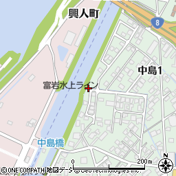 中島一丁目公園周辺の地図