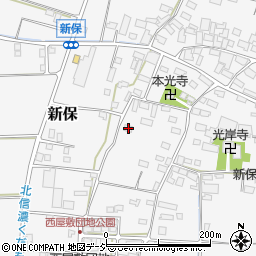 長野県中野市新保588周辺の地図