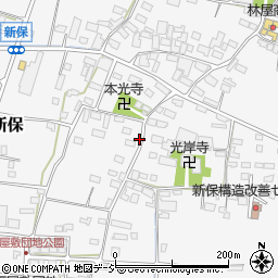 長野県中野市新保522周辺の地図