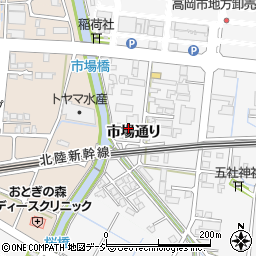富山県高岡市市場通り871-5周辺の地図