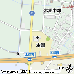 トヨタカローラ富山中古車業販センター周辺の地図