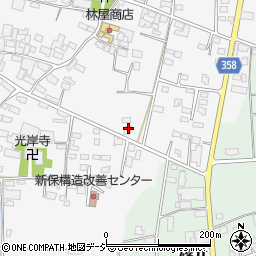 長野県中野市新保222周辺の地図