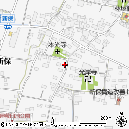 長野県中野市新保521周辺の地図