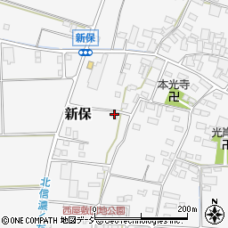 長野県中野市新保956周辺の地図